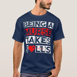 T-shirt Les Hommes Qui Sont Un Meurtre Prend Des Balls Hom