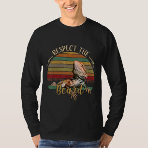 T-shirt Les Hommes Respectent Le Dragon Porté Par La Barbe