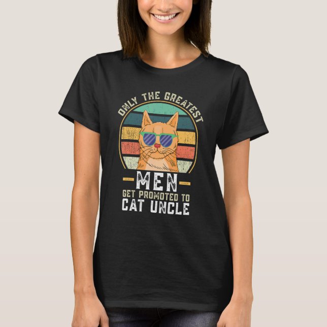 T-shirt Les hommes seuls les plus grands hommes sont promu (Devant)