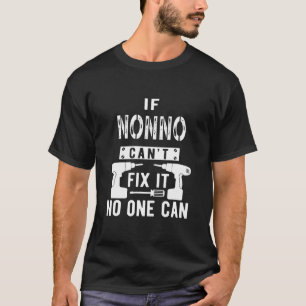 T-shirt Les hommes si Nonno ne peut pas le réparer Person