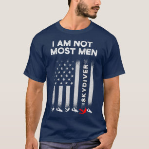 T-shirt Les hommes Skydiver Skydiver La plupart des hommes