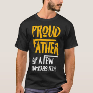 T-shirt Les hommes sont le père fier de quelques enfants s