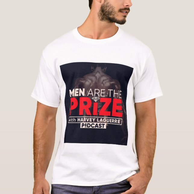 T-shirt Les hommes sont le Podcast du Prix (Devant)