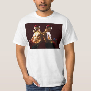 T-shirt Les hommes torse nu de SlipperyJoe, Noël