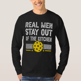 T-shirt Les Hommes Véritables Restent Hors De La Cuisine P