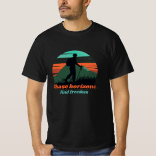 T-shirt Les horizons de chasse trouvent la liberté