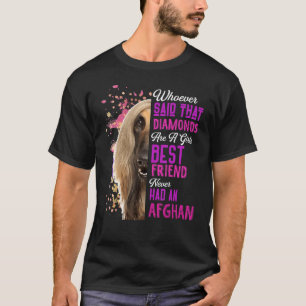 T-shirt Les Hounds Afghans Sont Une Fille Meilleur Ami Chi