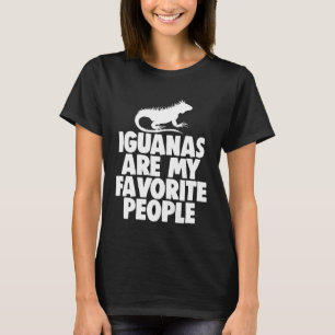 T-shirt Les Iguanas Sont Mes Hommes Favoris Animal