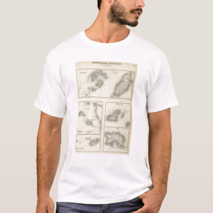 T-shirt Les Îles Anglo-Normandes, les îles de Scilly, et