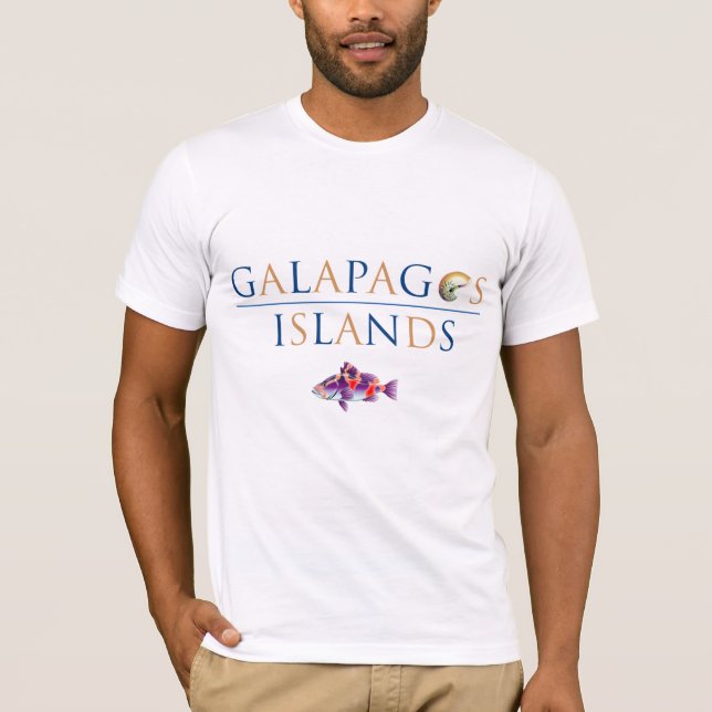 T-shirt Les îles Galapagos (Devant)