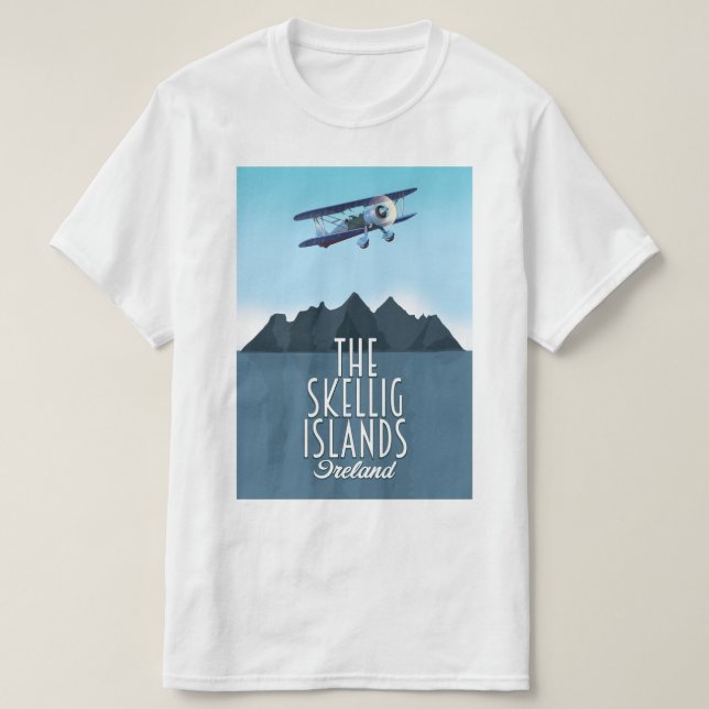 T-shirt Les îles Skellig (Design devant)