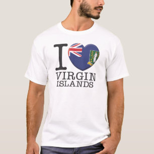 T-shirt Les Îles Vierges