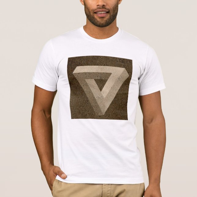 T-shirt Les illusions optiques - Le Triangle Impossible (Devant)