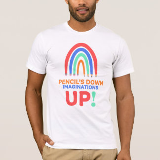 T-SHIRT LES IMAGINATIONS DE PENCIL EN BAISSE | PROFESSEUR 