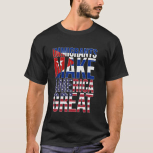 T-shirt Les immigrants cubains font l'Amérique grande Grap