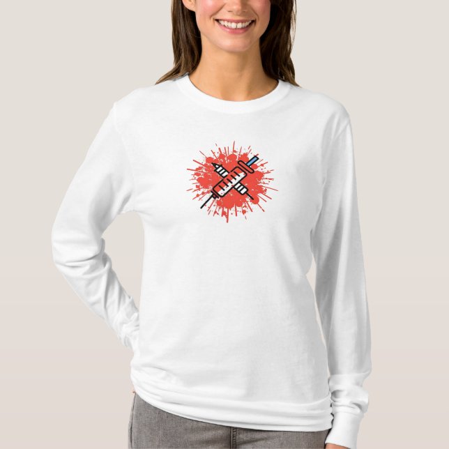 T-shirt Les infirmières en première ligne (Devant)