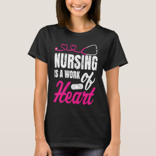 T-shirt Les Infirmières Et Infirmières De Coeur Sont Un Tr