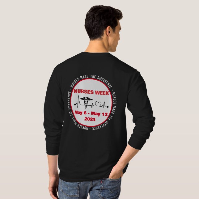 T-shirt Les Infirmières Font La Différence (Dos entier)