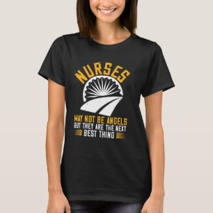 T-shirt Les infirmières ne sont pas des anges Infirmière