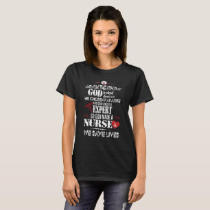 T-shirt Les infirmières sont des expertes