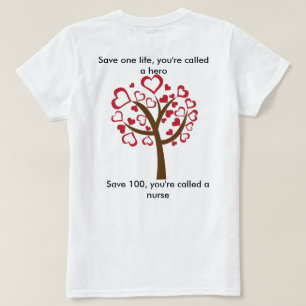 T-shirt Les infirmières sont des héros aussi