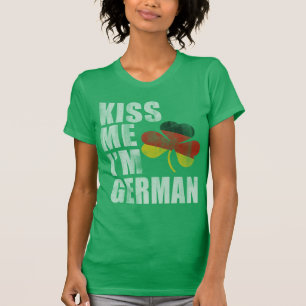 T-shirt Les Irlandais m'embrassent que je suis le jour de