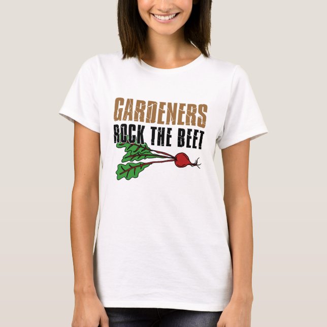 T-shirt Les jardiniers Rock La Beète (Devant)