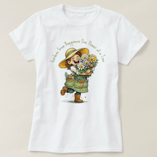 T-shirt Les jardins font grandir le bonheur