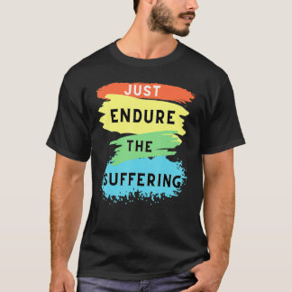 T-shirt Les Jets Drôle Se Contentent D'Endurer Le Football
