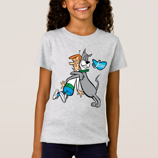 T-Shirt Les Jetsons | George & Astro Hug (Devant)