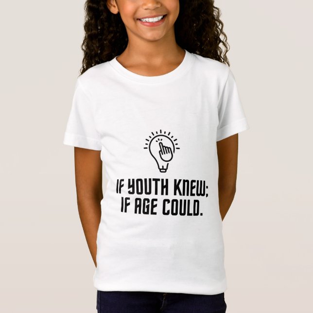 T-Shirt Les jeunes savaient (Devant)