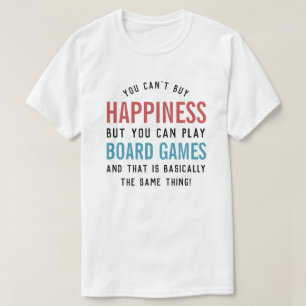 T-shirt Les jeux de société sont du bonheur Drôle amateur 
