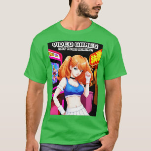 T-shirt Les jeux vidéo pourrissent vos cerveaux 70