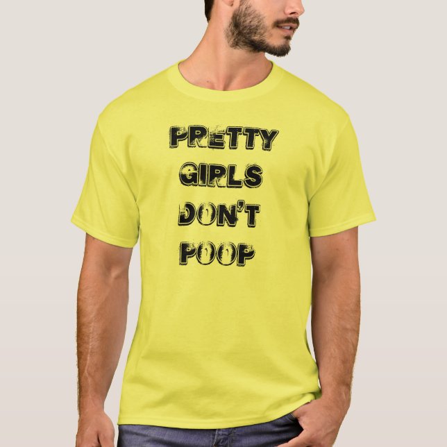 T-shirt Les jolies filles ne font pas dunette (Devant)
