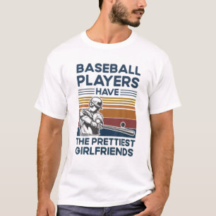 T-shirt Les Joueurs De Baseball Ont Les Plus Belles Filles