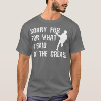 T-shirt Les Joueurs De Crosse Désolé Pour Ce Que J'Ai Dit 