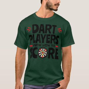T-shirt Les Joueurs De Dart savent comment coder les fléc