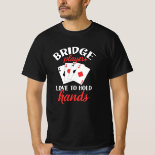 T-shirt Les Joueurs De Pont Drôle Aiment Tenir Les Mains