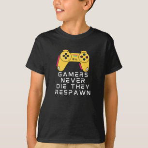 T-shirt Les Joueurs Ne Meurent Jamais Ils Respectent