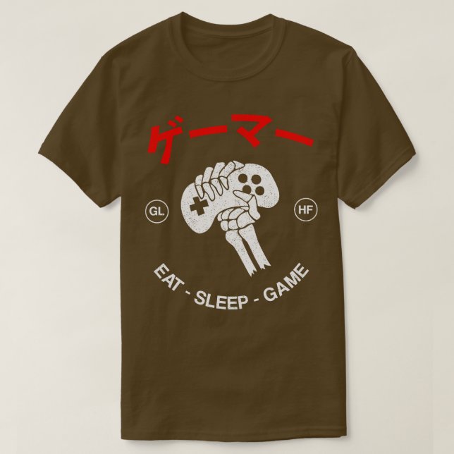 T-shirt Les joueurs ne meurent pas (Design devant)
