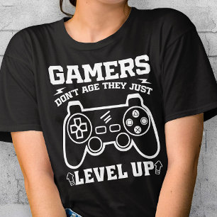 T-shirt Les joueurs ne vieillissent pas, ils montent juste