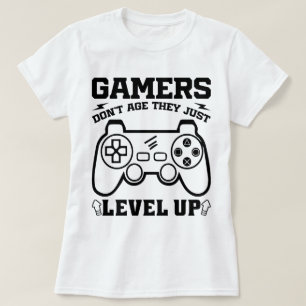 T-shirt Les joueurs ne vieillissent pas ils se contentent 