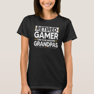 T-shirt Les Joueurs Retraités Se Transforment En Grandpas