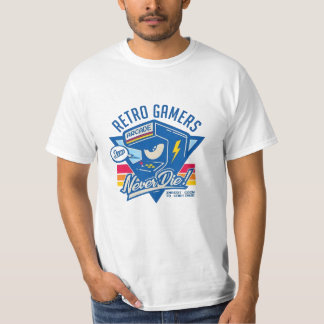 T-shirt Les joueurs rétro ne meurent jamais