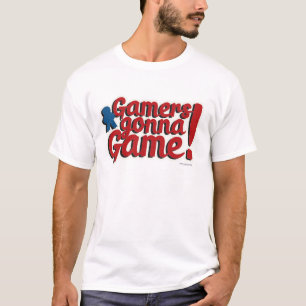 T-shirt Les joueurs vont jouer Slogan de jeu de société am