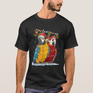 T-shirt Les Jours de Noël des rennes de perroquets San