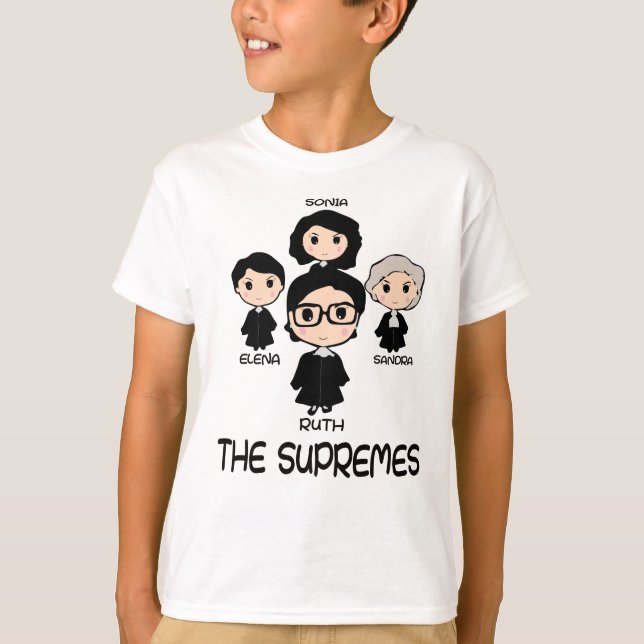 T-shirt Les Juges de la Cour suprême RBG de SUPREMES (Devant)