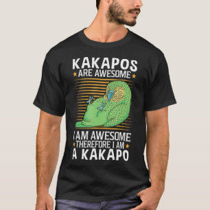 T-shirt Les kakapos sont géniaux Perroquets de hibou néo-z