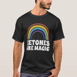 T-shirt Les Kétones Sont Magiques Arc-En-Ciel Keto Ketogén