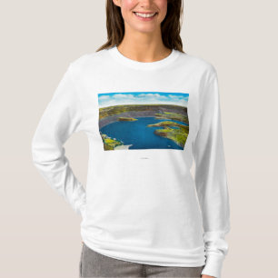 T-shirt Les lacs Sun sèchent le parc d'état d'automnes,